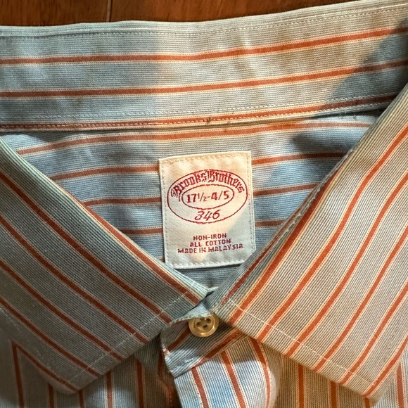 Brooks Brothers Dress Shirt 17 1/2 34/35 - Picture 2 of 3
